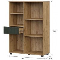 Тумба SV-МЕБЕЛЬ (МС Милан К) дуб золотой/олива софт купить в Минске