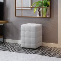 Пуф АРИСТО экокожа белый купить в Минске