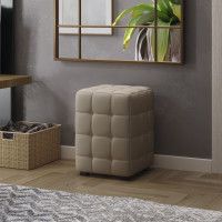 Пуф АРИСТО экокожа бежевый купить в Минске