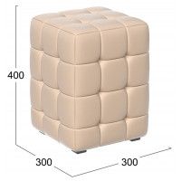 Пуф АРИСТО экокожа бежевый купить в Минске