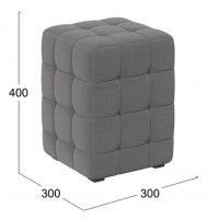 Пуф АРИСТО велюр серый купить в Минске Пуф АРИСТО велюр серый купить в Минске