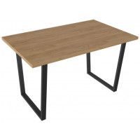 Стол обеденный ДАЛЛАС Тип 1 1300*800 дуб крафт золотой/черный