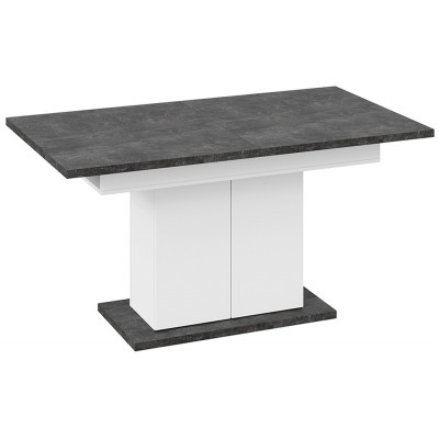 Стол раздвижной ДЕТРОЙТ Тип 1 1504(2014)*850 ателье темный/белый купить в Минске