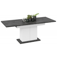 Стол раздвижной ДЕТРОЙТ Тип 1 1504(2014)*850 ателье темный/белый купить в Минске Стол раздвижной ДЕТРОЙТ Тип 1 1504(2014)*850 ателье темный/белый купить в Минске