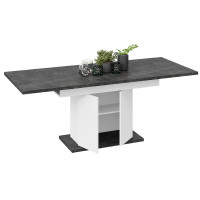 Стол раздвижной ДЕТРОЙТ Тип 1 1504(2014)*850 ателье темный/белый купить в Минске Стол раздвижной ДЕТРОЙТ Тип 1 1504(2014)*850 ателье темный/белый купить в Минске