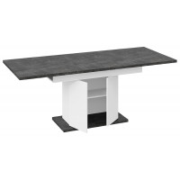 Стол раздвижной ДЕТРОЙТ Тип 1 1504(2014)*850 ателье темный/белый купить в Минске Стол раздвижной ДЕТРОЙТ Тип 1 1504(2014)*850 ателье темный/белый купить в Минске