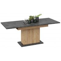 Стол раздвижной ДЕТРОЙТ Тип 1 1504(2014)*850 ателье темный/дуб крафт золотой купить в Минске