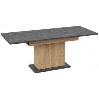 Стол раздвижной ДЕТРОЙТ Тип 1 1504(2014)*850 ателье темный/дуб крафт золотой купить в Минске