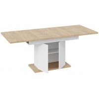 Стол раздвижной ДЕТРОЙТ Тип 1 1504(2014)*850 дуб крафт золотой/белый купить в Минске