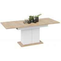 Стол раздвижной ДЕТРОЙТ Тип 1 1504(2014)*850 дуб крафт золотой/белый купить в Минске