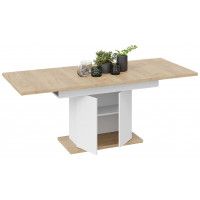 Стол раздвижной ДЕТРОЙТ Тип 1 1504(2014)*850 дуб крафт золотой/белый купить в Минске