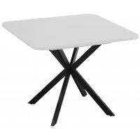 Стол раздвижной ТриЯ ЛИССАБОН Тип 1 1000(1315)х1001х750 черные опоры/белый