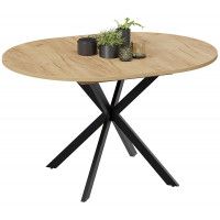 Стол раздвижной ТриЯ МЭДИСОН Тип 1 1000(1315)х1000х750 черные опоры/дуб крафт золотой купить в Минске