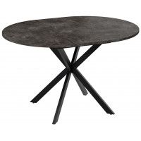 Стол раздвижной ТриЯ МЭДИСОН Тип 1 1000(1315)х1000х750 черные опоры/ателье темный купить в Минске