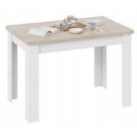 Стол раздвижной ПРОМО Тип 4 1100(2098)*670 дуб сонома/белый купить в Минске Стол раздвижной ПРОМО Тип 4 1100(2098)*670 дуб сонома/белый купить в Минске