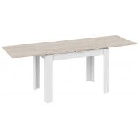 Стол раздвижной ПРОМО Тип 4 1100(2098)*670 дуб сонома/белый купить в Минске Стол раздвижной ПРОМО Тип 4 1100(2098)*670 дуб сонома/белый купить в Минске