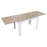 Стол раздвижной ПРОМО Тип 4 1100(2098)*670 дуб сонома/белый купить в Минске Стол раздвижной ПРОМО Тип 4 1100(2098)*670 дуб сонома/белый купить в Минске