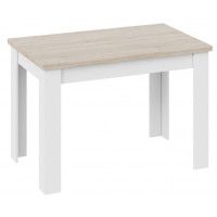 Стол раздвижной ПРОМО Тип 4 1100(2098)*670 дуб сонома/белый
