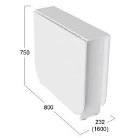 Стол-книжка Т1 232(1600)*800 белый купить в Минске