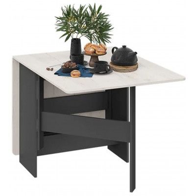 Стол-книжка Т1 232(1600)*800 дуб крафт белый/антрацит купить в Минске