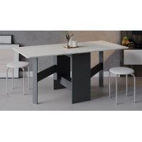 Стол-книжка Т1 232(1600)*800 дуб крафт белый/антрацит купить в Минске Стол-книжка Т1 232(1600)*800 дуб крафт белый/антрацит купить в Минске