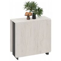 Стол-книжка Т1 232(1600)*800 дуб крафт белый/антрацит купить в Минске Стол-книжка Т1 232(1600)*800 дуб крафт белый/антрацит купить в Минске