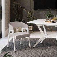 Кресло ТЕХАС светло-серый 210 велюр Jercy silver/черное дерево купить в Минске