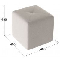 Пуф Тип 6 велюр бежевый купить в Минске