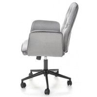 Кресло Halmar TULIP (ткань) серый/черный купить в Минске