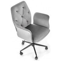 Кресло Halmar TULIP (ткань) серый/черный купить в Минске