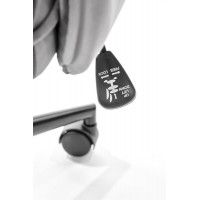 Кресло Halmar TULIP (ткань) серый/черный купить в Минске