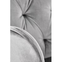 Кресло Halmar TULIP (ткань) серый/черный купить в Минске