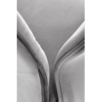 Кресло Halmar TULIP (ткань) серый/черный купить в Минске