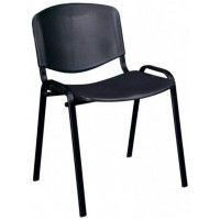 Стул ИЗО (ISO) BL пластик черный / черный Стул ИЗО (ISO) BL пластик черный / черный