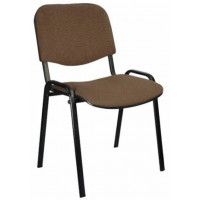 Стул ИЗО (ISO) BL ткань бежево-коричневый / черный