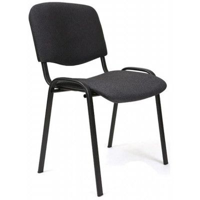 Стул ИЗО (ISO) BL ткань серый / черный купить в Минске