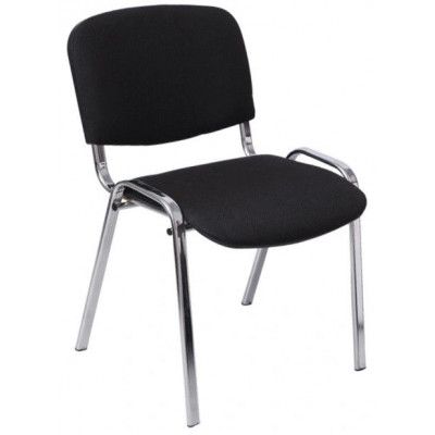 Стул ИЗО (ISO) CH ткань черный / хром купить в Минске