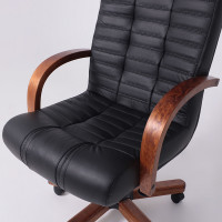 Кресло Атлант Экстра черный / орех светлый купить в Минске