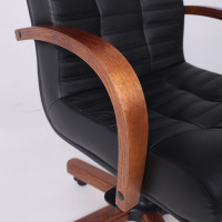 Кресло Атлант Экстра черный / орех светлый купить в Минске