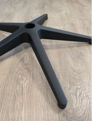 Крестовина полиамидная цельнолитая (пятилучье) для офисного кресла купить в Минске