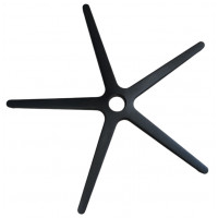 Крестовина полиамидная цельнолитая (пятилучье) для офисного кресла купить в Минске