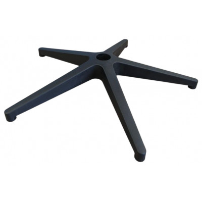 Крестовина полиамидная цельнолитая (пятилучье) для офисного кресла купить в Минске