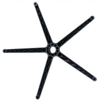 Крестовина полиамидная цельнолитая (пятилучье) для офисного кресла купить в Минске