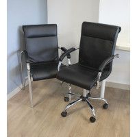 Кресло Tournament Chrome черный купить в Минске