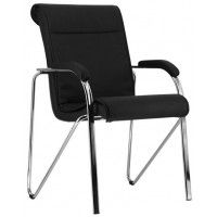 Кресло Tournament Chrome черный