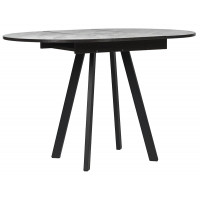 Стол ВВР Элип-2 85(120)*85*77 лавант/черный профиль