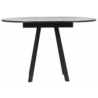 Стол ВВР Элип-2 85(120)*85*77 лавант/черный профиль купить в Минске