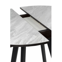 Стол ВВР Элип-2 85(120)*85*77 лавант/черный профиль купить в Минске