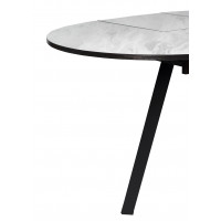 Стол ВВР Элип-2 85(120)*85*77 лавант/черный профиль купить в Минске