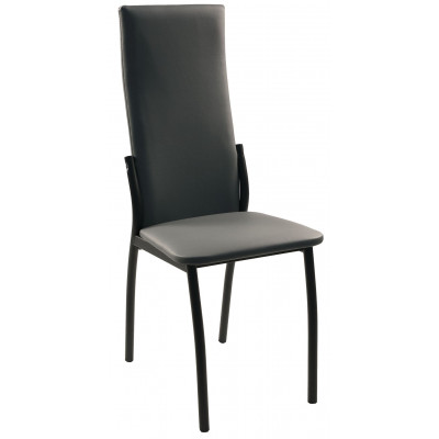 Стул ВВР Оскар экокожа серый/черный купить в Минске